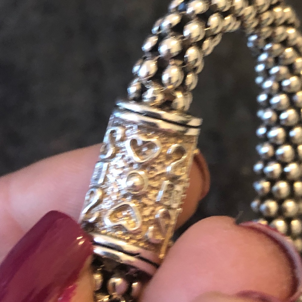 Gabrielle Bruni diamond gold and sterling bracelet PRICE FIRM - Picture 6 of 8